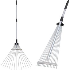 Грабли веерные складные с телескопической ручкой. Длина 77~110см. MULTIDOM Грабли веерные складные с телескопической ручкой VL83-199