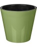 Горшок цветочный HOMVER Rosemary D200мм, 4л с дренажной вставкой (зеленый) 221600118/01