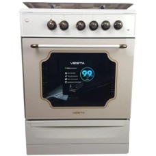 Газоэлектрическая плита VESTA Valencia VGE 10-E Retro CHU с VD бежевый
