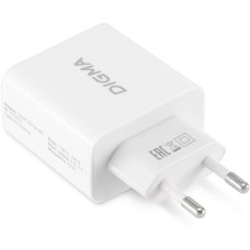 СЗУ DIGMA Сетевое зар./устр. DGWC-3U-5A-WG 30W 3A (PD+QC) 3xUSB универсальное белый