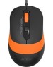 A4TECH Мышь проводная Fstyler FM10, оптическая, USB, 1600dpi, черный и оранжевый [fm10 orange]