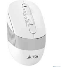 A4TECH Мышь Fstyler FB10C белый/серый оптическая (2400dpi) беспроводная BT/Radio USB (4but) [1583792]