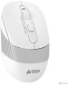 A4TECH Мышь Fstyler FB10C белый/серый оптическая (2400dpi) беспроводная BT/Radio USB (4but) [1583792]