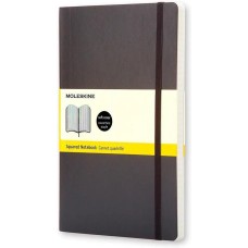 MOLESKINE Блокнот Classic Soft, 192стр, в клеточку, мягкая обложка, черный [qp617]