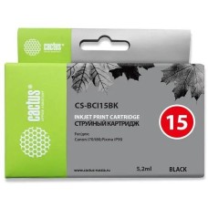 CACTUS Картридж CS-BCI15BK, черный / CS-BCI15BK