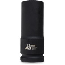 Головка торцевая AVS TOOLS Головка торцевая ударная глубокая 6-гранная 1/2''DR (22 мм) тонкостенная AVS H11222IT