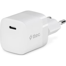 TTEC Сетевое зарядное устройство SmartCharger 30W PD USB-C Travel Charger. Цвет: белый