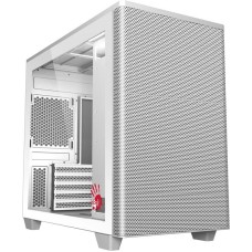 Корпус для ПК BLOODY Корпус mATX BD-CC117F, Mini-Tower, без БП, белый [bd-cc117f-wh]