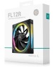 DEEPCOOL Вентилятор FL12R Reverse, 120мм, 4-pin, 2150об/мин, 33.9 дБ, ARGB, черный, Ret [r-fl12r-bkapn1-g]
