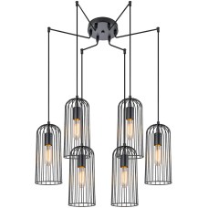 ESCADA Подвесной светильник 10198/6 E27*60W Black