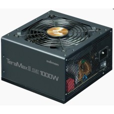 Блок питания ZALMAN Блок питания ATX 12V Ver3.1 1000W 80+GOLD APFC 12cm fan 24pin 2x(4+4)pin 4x8pin 16pin(12VHPWR) 3xMolex+FDD 1xPCI-E 12xSATA черный ZM1000-TMX2SE
