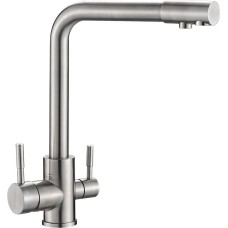 Смеситель для кухни БАРЬЕР А035Р02 Смеситель для кухни с краном для питьевой воды БАРЬЕР U-016 нержавеющая сталь