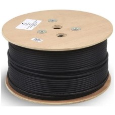 CABEUS Кабель информационный UTP-4P-Cat.5e-SOLID-OUT-LSZH-UV кат.5E UTP 4 пары LSZH универсальный 305м черный