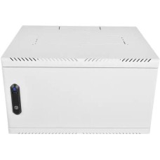 ЦМО Шкаф коммутационный (ШРН-6.650.1-9005) настенный 6U 600x650мм пер.дв.металл 200кг черный 470мм 19кг 180град. 346мм IP20 металл