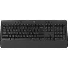 LOGITECH Клавиатура K650 черный USB беспроводная BT/Radio Multimedia (подставка для запястий) (920-010954)