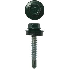 ЗУБР СКД 6005, 29 х 4.8 мм, зелёный насыщ., 400 шт (2,08 кг.), кровельный саморез, Профессионал (4-300315-48-029-6005)