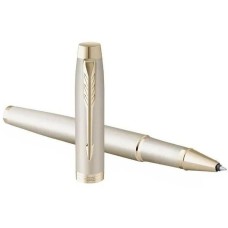 PARKER Ручка роллер IM Monochrome T328 (2172955) Champagne PVD F черн. черн. подар.кор