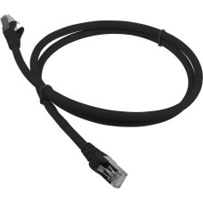Патч-корд LANMASTER Патч-корд LAN-PC45/S6A-1.0-BK FTP RJ-45 вил.-вилка RJ-45 кат.6A 1м черный LSZH (уп.:1шт)