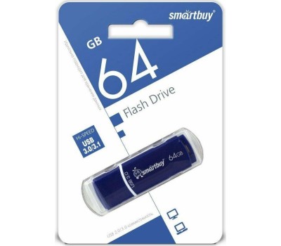 USB флеш SMARTBUY (SB64GBCRW-BL) 64GB CROWN BLUE USB 3.0