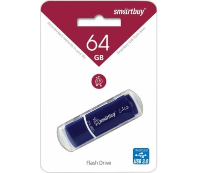 USB флеш SMARTBUY (SB64GBCRW-BL) 64GB CROWN BLUE USB 3.0