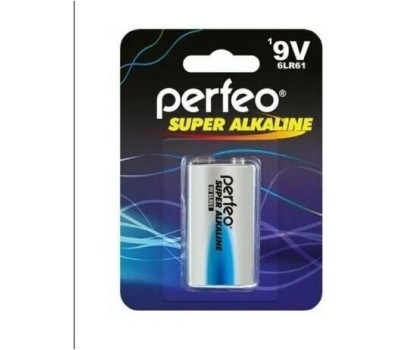 Элементы питания PERFEO 6LR61-1SH SUPER ALKALINE