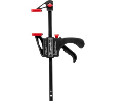 Струбцины MATRIX Струбцина универсальная, быстрозажимная, F-образная, 150 х 265 х 45 мм, пластиковый корпус 20561