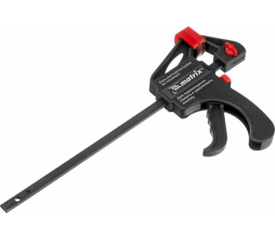 Струбцины MATRIX Струбцина универсальная, быстрозажимная, F-образная, 150 х 265 х 45 мм, пластиковый корпус 20561