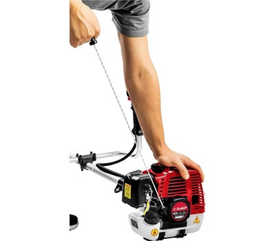 Триммер бензиновый ЗУБР КРБ-1000 бензокоса, 1 кВт / 1.35 л.с., 33 см3 (2 коробки)