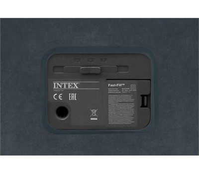 Надувные кровати INTEX Кровать флок Квин комфорт, 152х203х56см, 220в, встроенный насос, 64418 108-010