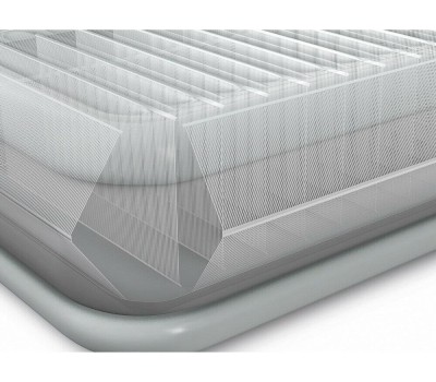 Надувные кровати INTEX Кровать флок Квин комфорт, 152х203х56см, 220в, встроенный насос, 64418 108-010