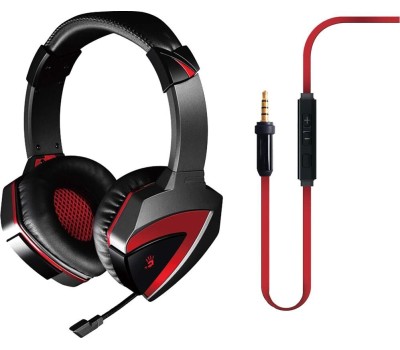 Наушники - геймерские A4TECH Bloody G500 черный/красный