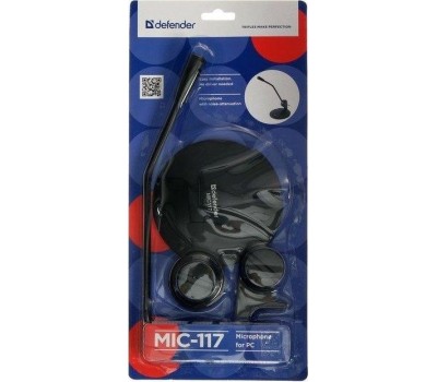 Микрофон DEFENDER (64117) MIC-117 черный