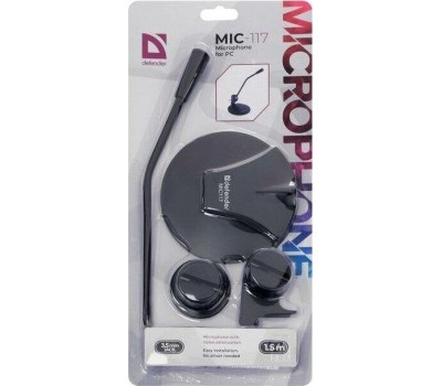 Микрофон DEFENDER (64117) MIC-117 черный