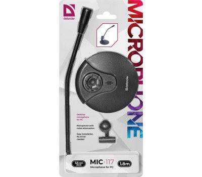 Микрофон DEFENDER (64117) MIC-117 черный