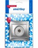 Розетка SMARTBUY (SBE-01s-S1-RJ) Венера, 1-местная, серебро