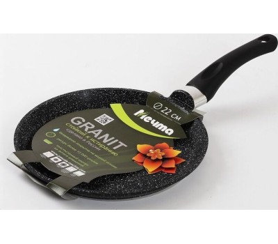 Сковорода МЕЧТА 12802 Гранит black 22см