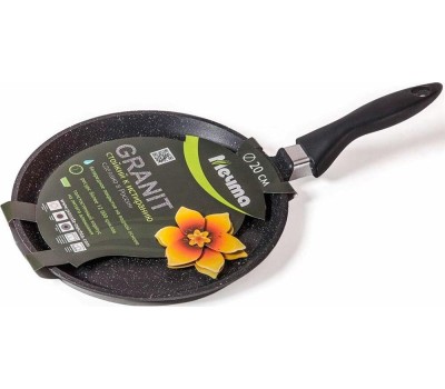 Сковорода МЕЧТА 12802 Гранит black 22см
