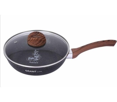 Сковорода KUKMARA сго261а а/пр литая 26см стекл/кр GRANIT ULTRA ORIGINAL