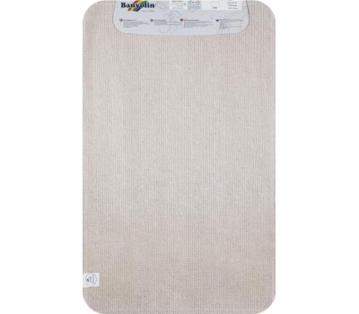 Коврик САНАКС 10308 Коврик в ванную SHAGGY ECO одинарный, СЕРЫЙ, 50х 80 см, 100% полиэстер, ворс 20 мм