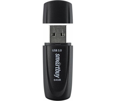 USB-флеш SMARTBUY (SB064GB3SCK) UFD 3.0/3.1 064GB Scout Black
