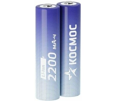 Аккумулятор КОСМОС KOC18650Li-ion22US2 голубой