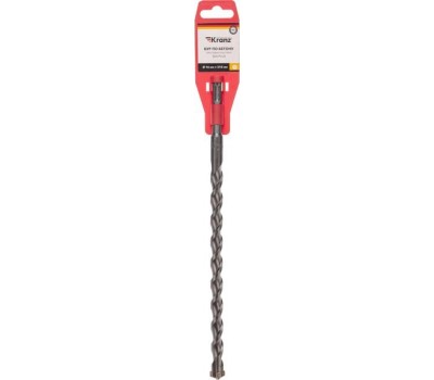 Бур KRANZ (KR-91-0102) Бур по бетону 16x310x250мм, крестовая пластина, SDS PLUS