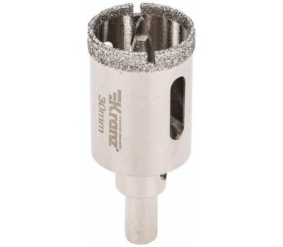 Коронка KRANZ (KR-92-0010) Коронка алмазная 30мм по керамограниту с центровочным сверлом