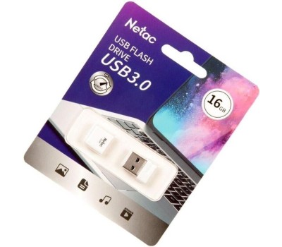 NETAC Флеш Диск 16GB U116 NT03U116N-016G-20WH USB2.0 белый