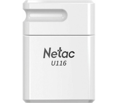NETAC Флеш Диск 16GB U116 NT03U116N-016G-20WH USB2.0 белый