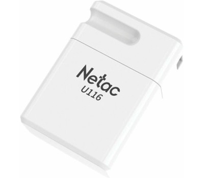NETAC Флеш Диск 16GB U116 NT03U116N-016G-20WH USB2.0 белый