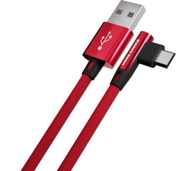 Кабель MORE CHOICE (4627151196985) K27m USB 2.1A microUSB красный - 1,0m