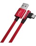 Кабель MORE CHOICE (4627151196985) K27m USB 2.1A microUSB красный - 1,0m