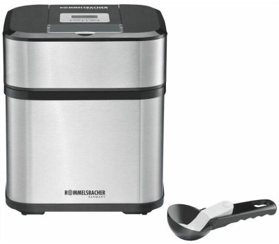 ROMMELSBACHER Мороженица IM 12, 12Вт, 1500мл, серебристый/черный [00-00001436]