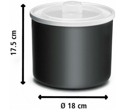 ROMMELSBACHER Мороженица IM 12, 12Вт, 1500мл, серебристый/черный [00-00001436]